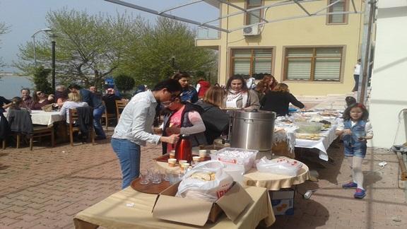 Belediye Tesislerinde Okul aile birliği yararına “Kahvaltı” düzenledi